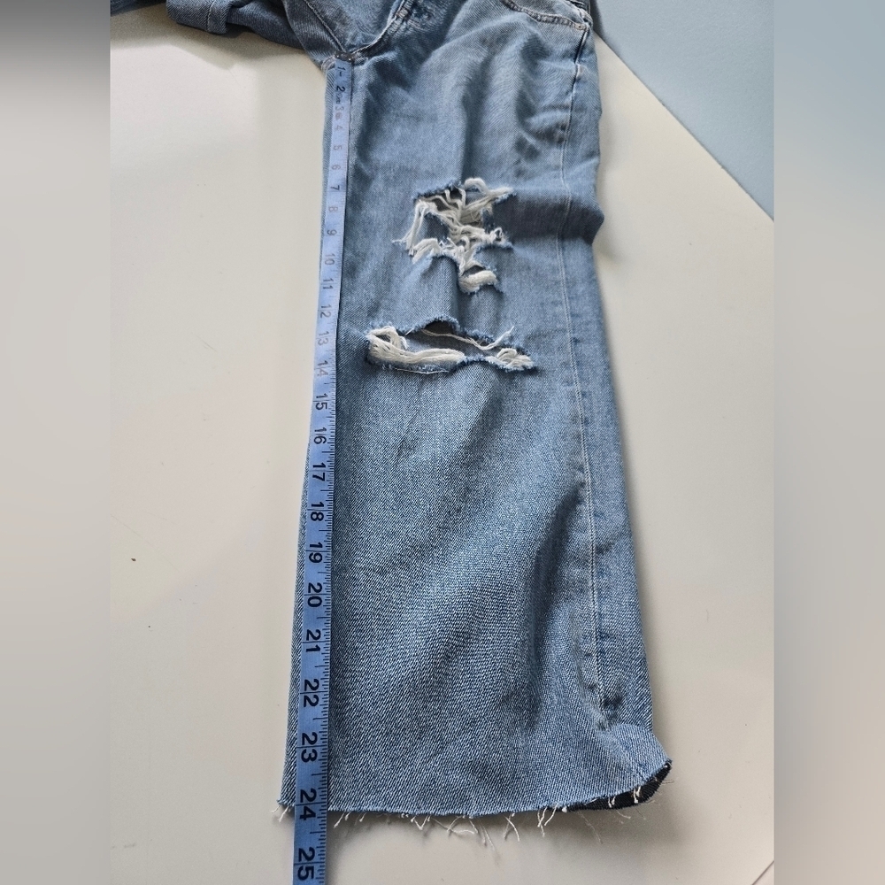 Madewell Baggy Straight Jeans Size 25 Blue - Picture 10 of 10